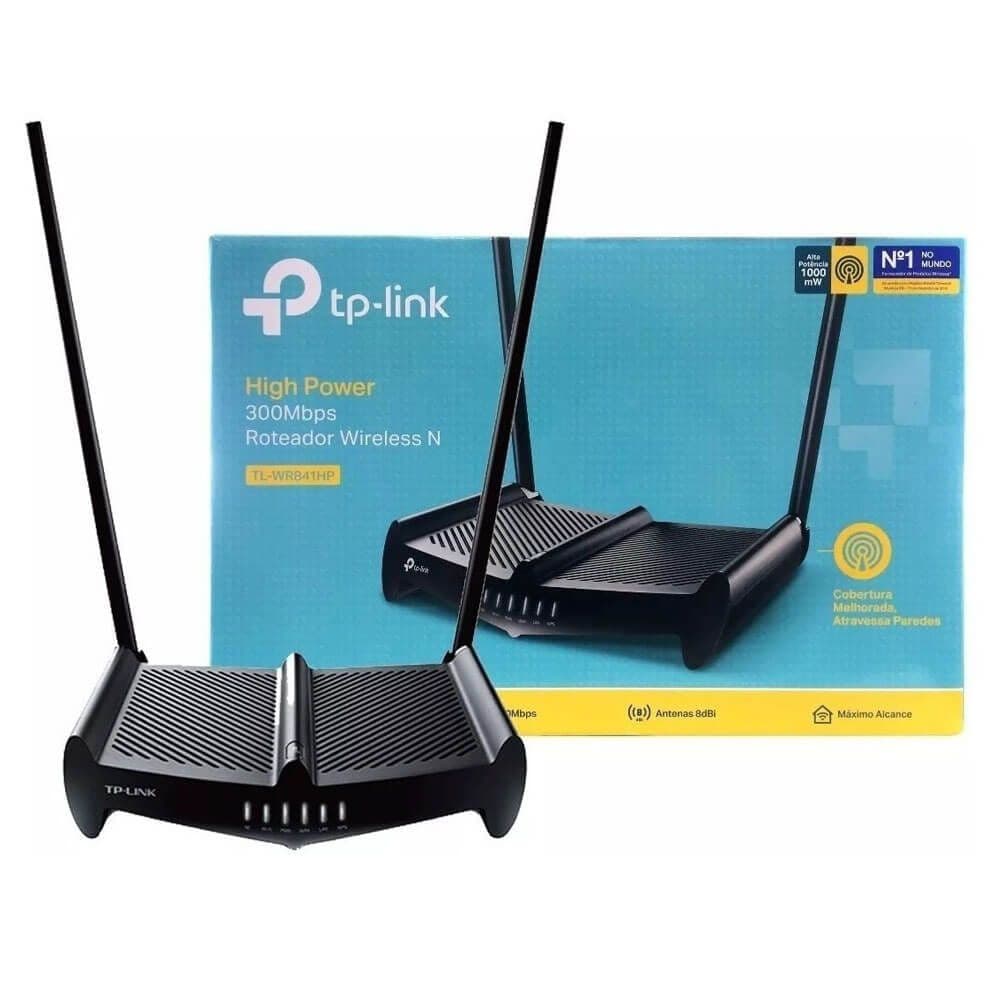 Router inalámbrico TP-Link TL-WR841HP, alta potencia, antenas 9dBi, 300Mbps, 2.4GHz - 1