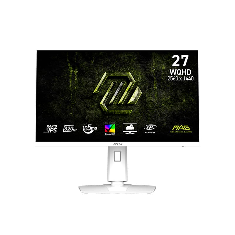 Monitor Plano Gamer MSI MAG 274QRFWX32, 27" WQHD FAST IPS, 320HZ, 0.5MS, HDMI, DP - 1