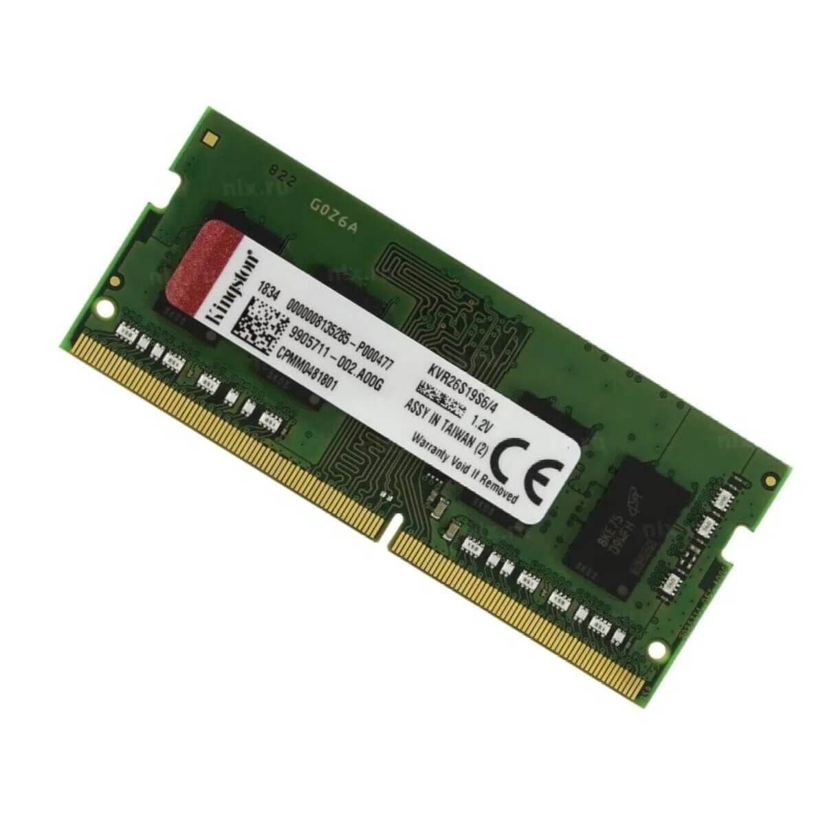 Memoria Kingston KCP426SS8/8, 8GB, DDR4, SO-DIMM, 2666 MHz, CL19
