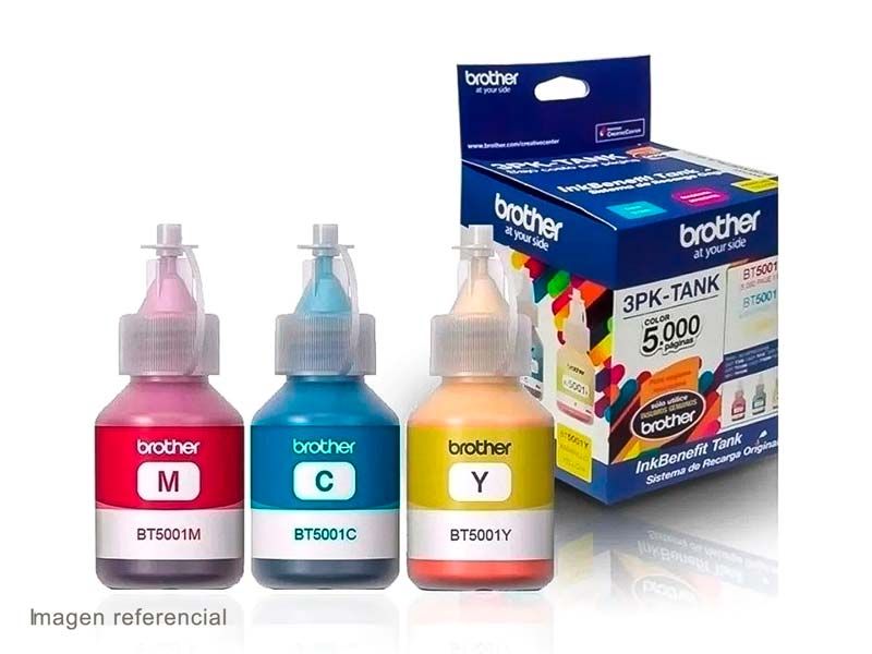 Tinta Brother Bt5001 Magenta Cyan Yellow (pack X 3 Colores) | Cusco ...