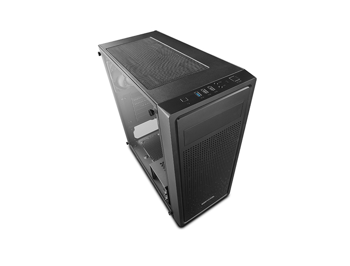 CASE DEEP COOL E-SHIELD, PANEL VIDRIO, S/FUENTE, MICRO ATX, ATX, USB 2.0, USB 3.0, Audio HD