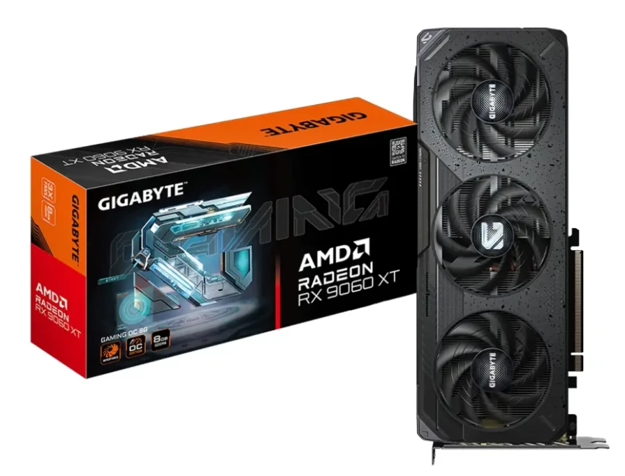Tarjeta de video Gigabyte Radeon RX 9060 XT GAMING OC 8G, 8 GB GDDR6, PCI-E 5.0