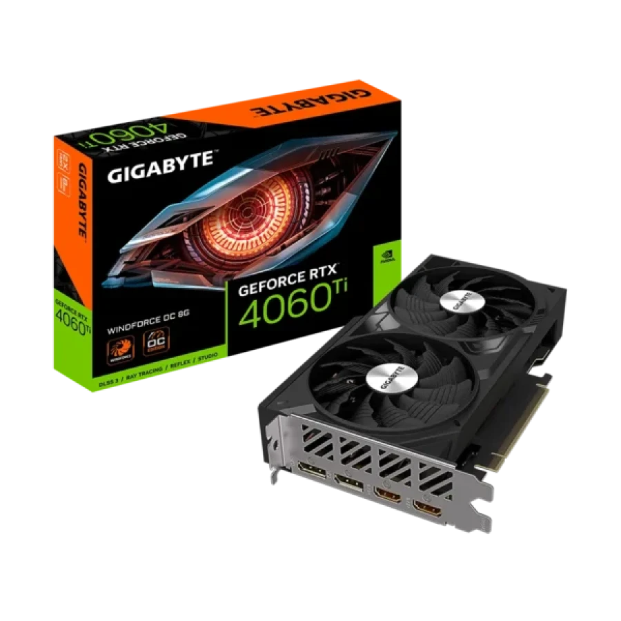 Tarjeta de video Gigabyte GeForce RTX 4060 Ti WINDFORCE OC 16G, 16GB GDDR6, PCI-E 4.0
