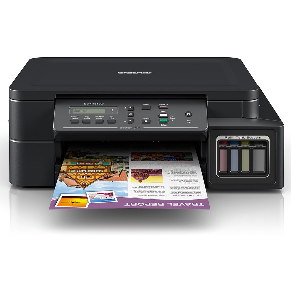 Impresora Multifuncional Brother DCP-T510W, Wifi, imprime, escanea, copia