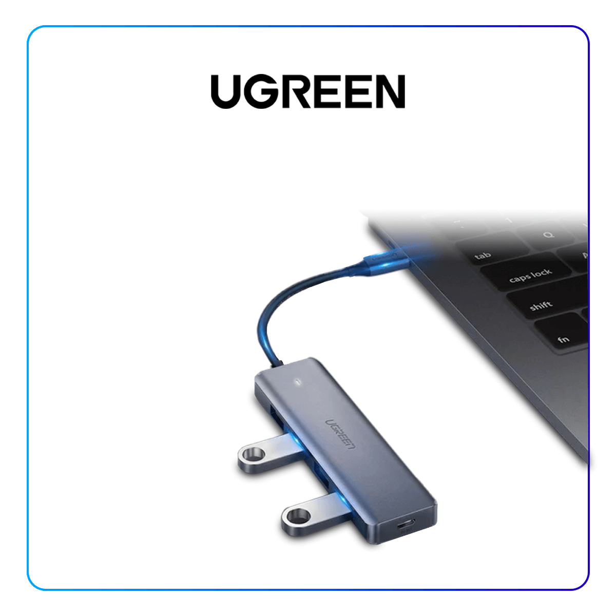 UGREEN ADAPTADOR HUB USB-C DE 4 PUERTOS USB 3.0