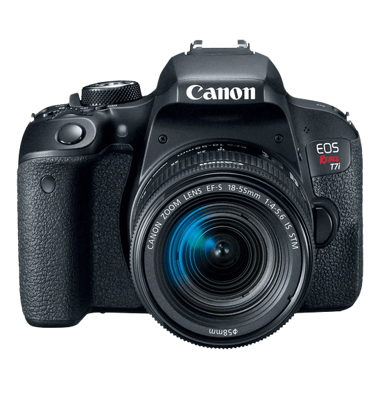 Cámara fotográfica Canon EOS T7i, lente 18-135mm IS STM, Sensor CMOS APS-C/SLR de 24.2MPx, Pantalla 3" táctil giratorio