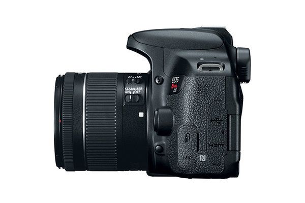 Cámara fotográfica Canon EOS T7i, lente 18-135mm IS STM, Sensor CMOS APS-C/SLR de 24.2MPx, Pantalla 3" táctil giratorio