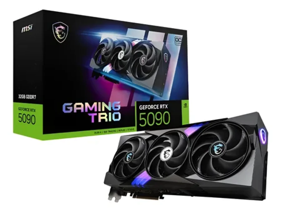 MSI Tarjeta de video MSI GeForce RTX 5090 32G GAMING TRIO OC, 32GB GDDR7, PCIe Gen 5.0
