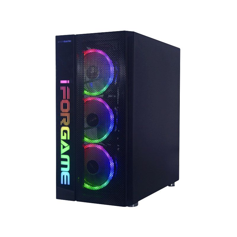 CASE GAMER IFORGAME J04, C/FUENTE 600W, MICRO ATX, ATX, USB 2.0, USB 3.0, Audio HD