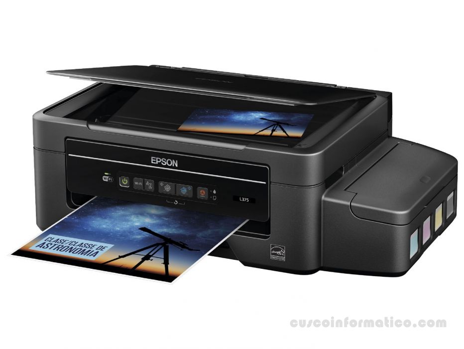 Impresora multifuncional Epson L375 wifi, sistema de tinta