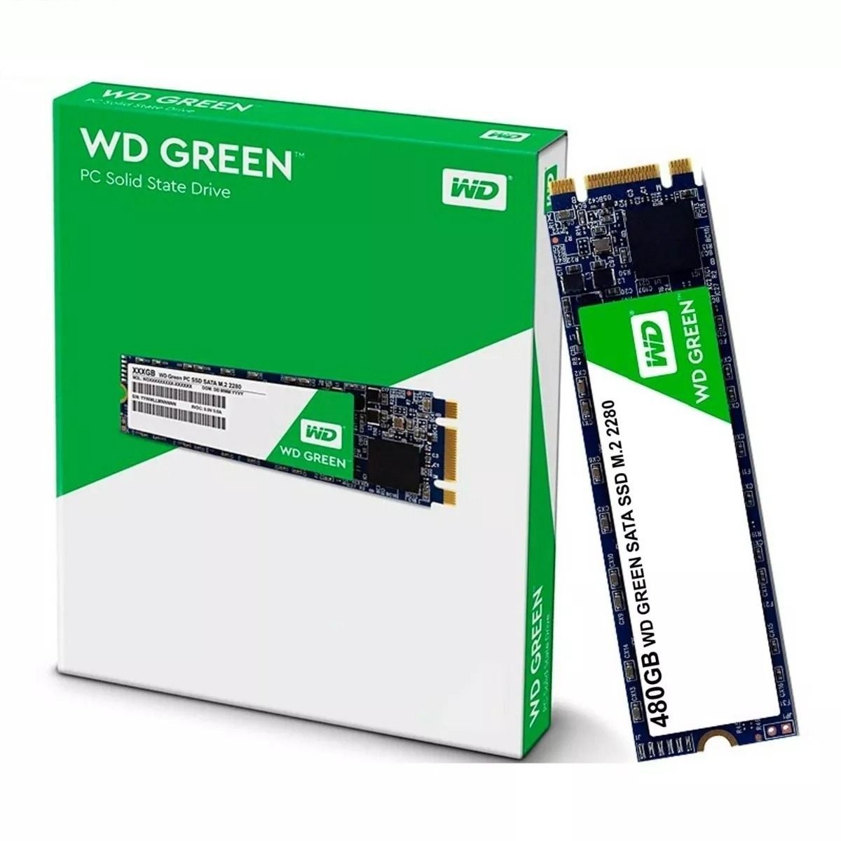 Disco solido Western Digital WD Green, 480GB, M.2 2280 - Cusco Informatico