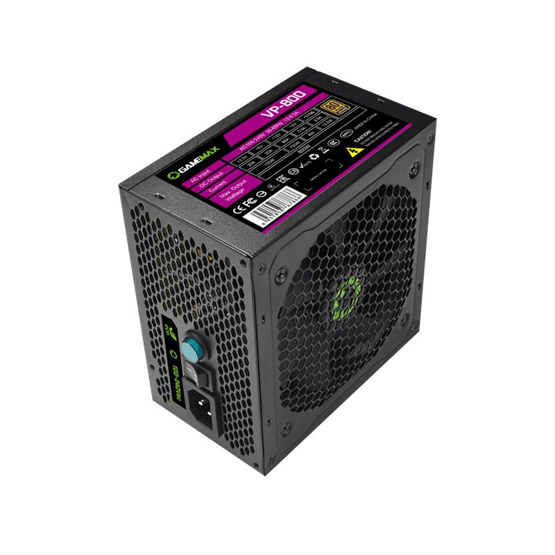 FUENTE DE PODER GAMEMAX VP-800W 80 PLUS