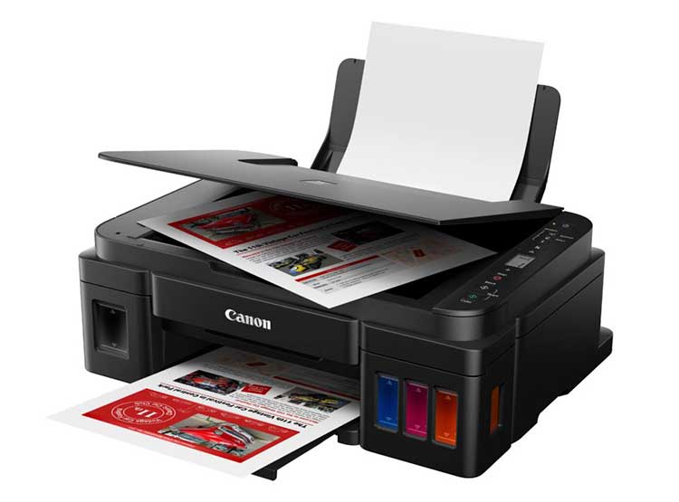 Multifuncional de tinta continua Canon Pixma G3110, imprime/escanea/copia, USB/Wi-Fi.