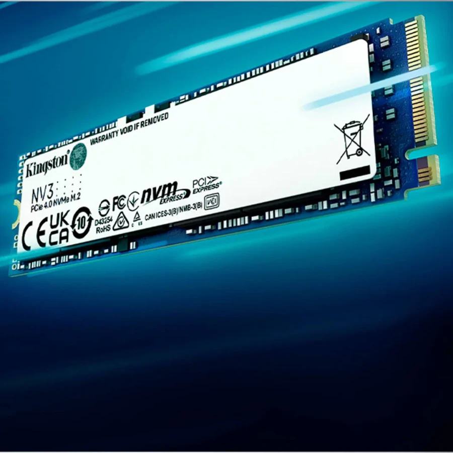 Unidad en estado solido Kingston 2000GB NV3 PCIe 4.0 NVMe M.2 SSD