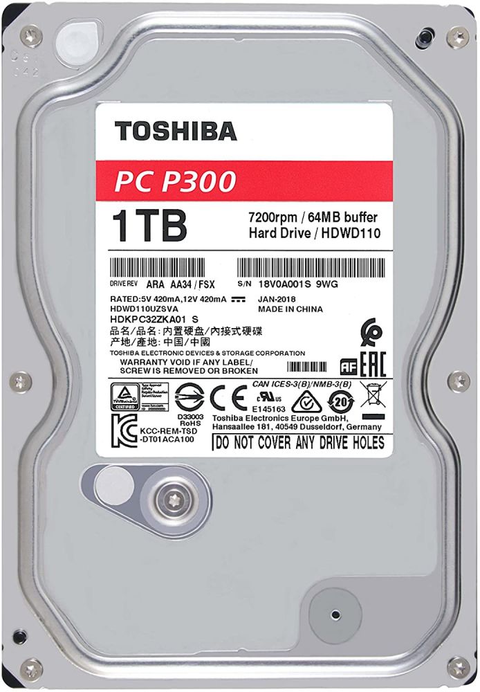 Disco Duro para PC Toshiba 1TB SATA
