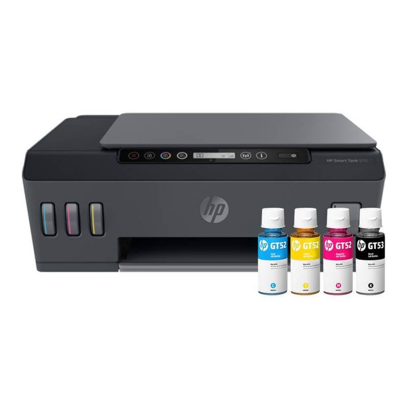 Impresora multifuncional HP SMART TANK 515 imprime/fotocopia/escanea/ Wifi