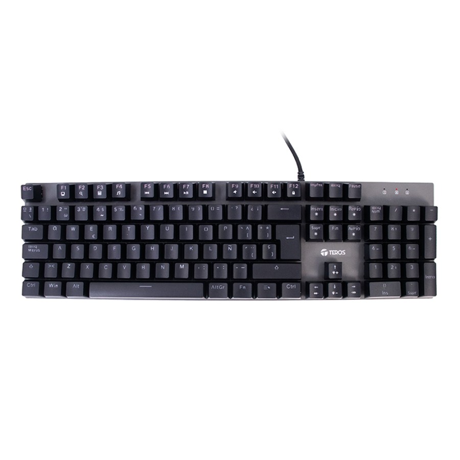 teclado-gamer-teros-te-4074g-–-mecanico-rgb-rainbow-usb-2-0-español-negro