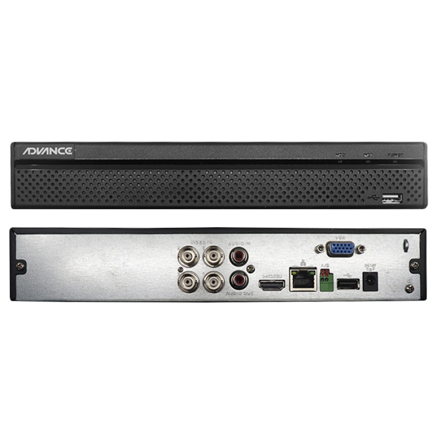 DVR Advance XVR4104HS 5 en 1, 4 Canales HD 1080N, H.264, HDMI, VGA, Soporte IP, Audio Bidireccional, Control PTZ, Acceso Móvil, USB y Red Ethernet