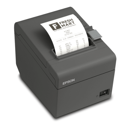 Impresora termica Epson TM-T20III para punto de venta, conexion USB, velocidad de 250mm/s