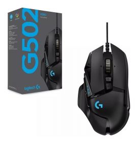 Mouse Gamer Logitech G502 Hero, 25.600DPI, respuesta 1ms, conexión USB