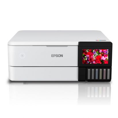 Impresora multifuncional fotográfica 3 en 1 L8160, pantalla 4.3" táctil a color, bandeja de CD/DVD, lector SD, WIFI, ethernet, USB