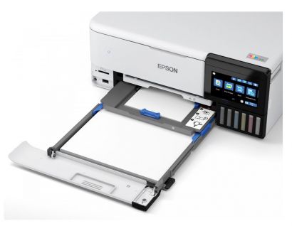 Impresora multifuncional fotográfica 3 en 1 L8160, pantalla 4.3" táctil a color, bandeja de CD/DVD, lector SD, WIFI, ethernet, USB