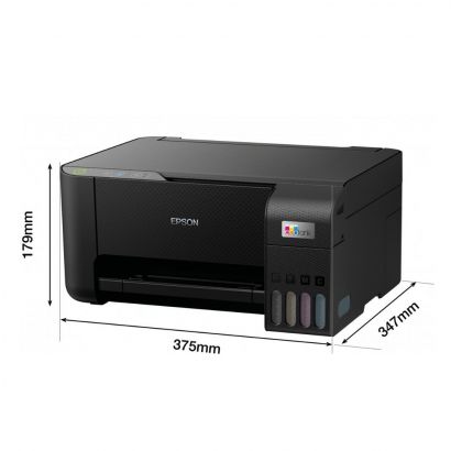 Impresora Multifuncional Epson L3210, imprime escanea, copia, conexión USB, sistema de tinta continua