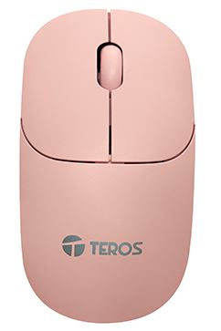 Mouse óptico inalámbrico TEROS TE-1218S, 1000 DPI, receptor USB, 3 botones